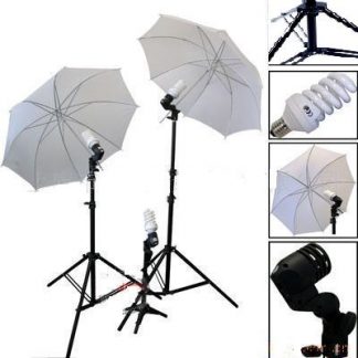 3-Head 1000W Umbrella Lighting Kit