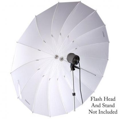 Pro 16-Rib 72in white Parabolic Umbrella