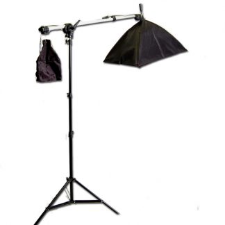 Rapid softbox single socket 1 light  with boom continuous light